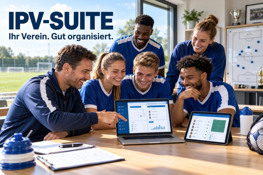 Fußballverein mit digitaler Vereinsverwaltung